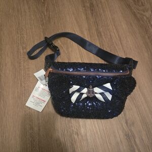 Loungefly Disney Sequin Navy Blue Fanny Pack